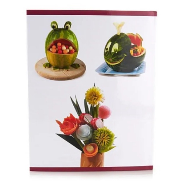 Simply The Best Garnishing Set Recipes By Marian Getz Intro by Wolfgang Puck - Picture 2 of 6